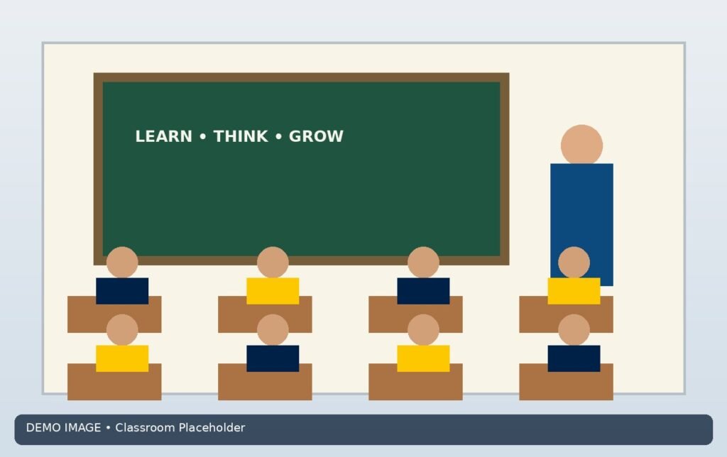 Demo Classroom Photograph placeholder